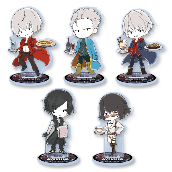 カプコンカフェ×デビルメイクライ トレーディングアクリルスタンド(全5