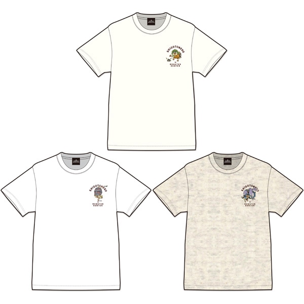 モンスターハンター × 仕事猫　Tシャツ（3種）