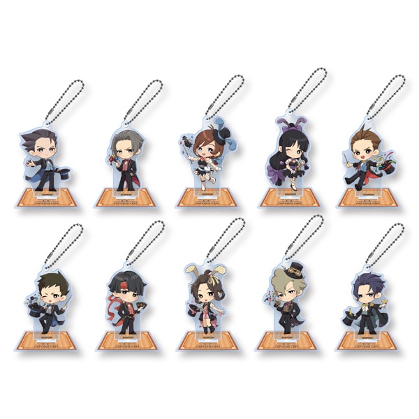 カプコンカフェ×逆転裁判&大逆転裁判 3rd アクリルスタンドキーホルダー(トレーディング)(全10種) アクリルスタンドキーホルダー（トレーディング）（全10種）2000016439526