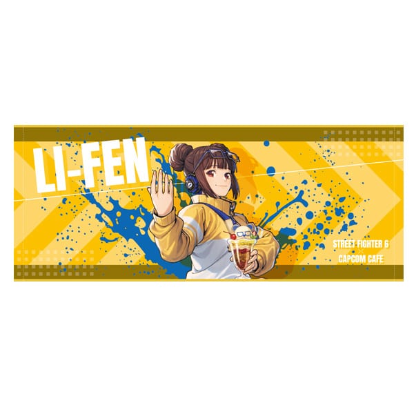 カプコンカフェ×ストリートファイター6 フェイスタオル(リーフェン) リーフェン　2000016498370