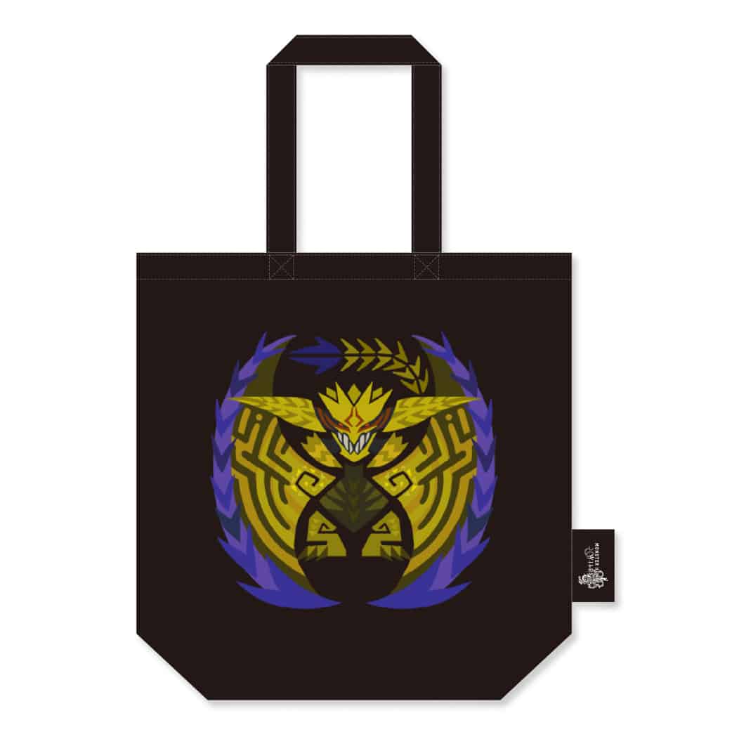 CAPCOM STORE モンスターハンターワイルズ モンスターアイコン刺繍トートバッグ(レ・ダウ) レ・ダウ　2000016573961
