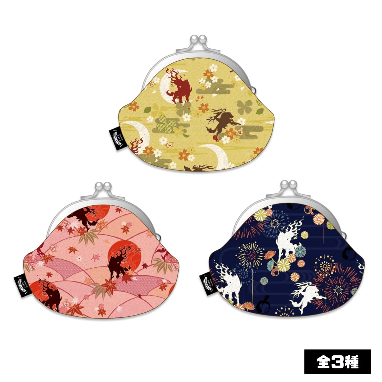 カプコンカフェ×大神 和文様がまぐち (全3種)