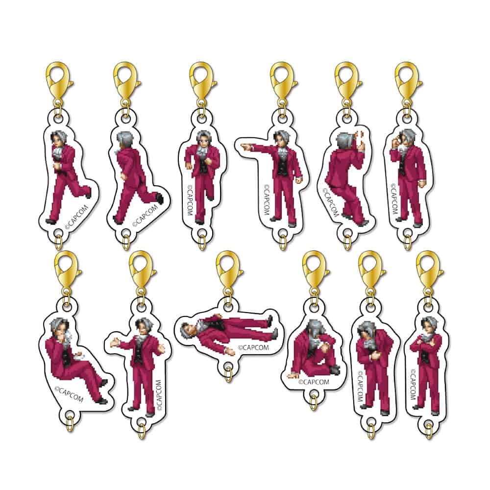 CAPCOM STORE　逆転検事 走れ！御剣シリーズ つながるアクリルチャーム(トレーディング) 走れ！御剣シリーズ つながるアクリルチャーム(トレーディング)　2000016497120