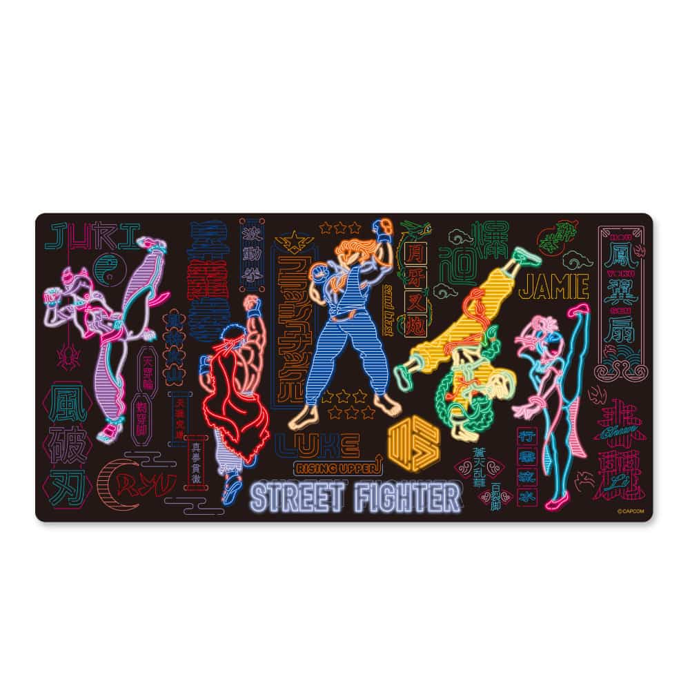 CAPCOM STORE STREET FIGHTER 6 Neon Design デスクマット STREET FIGHTER 6 Neon Design デスクマット2000016619966