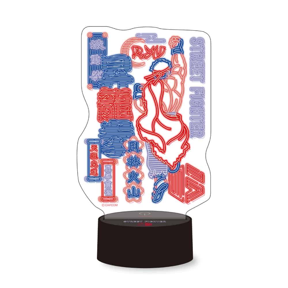 CAPCOM STORE STREET FIGHTER 6 Neon Design LEDライト(リュウ) リュウ　2000016620122