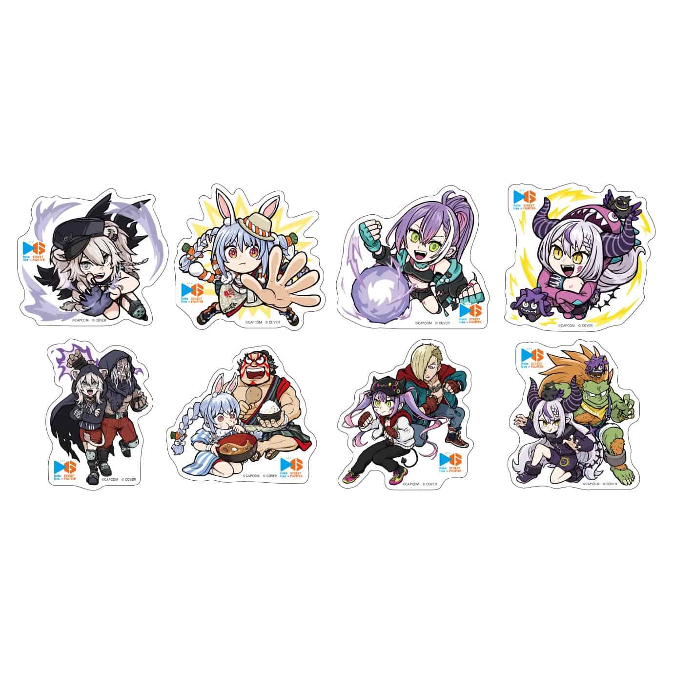 カプコンカフェ ストリートファイター6×ホロライブ第1弾 BIGステッカー