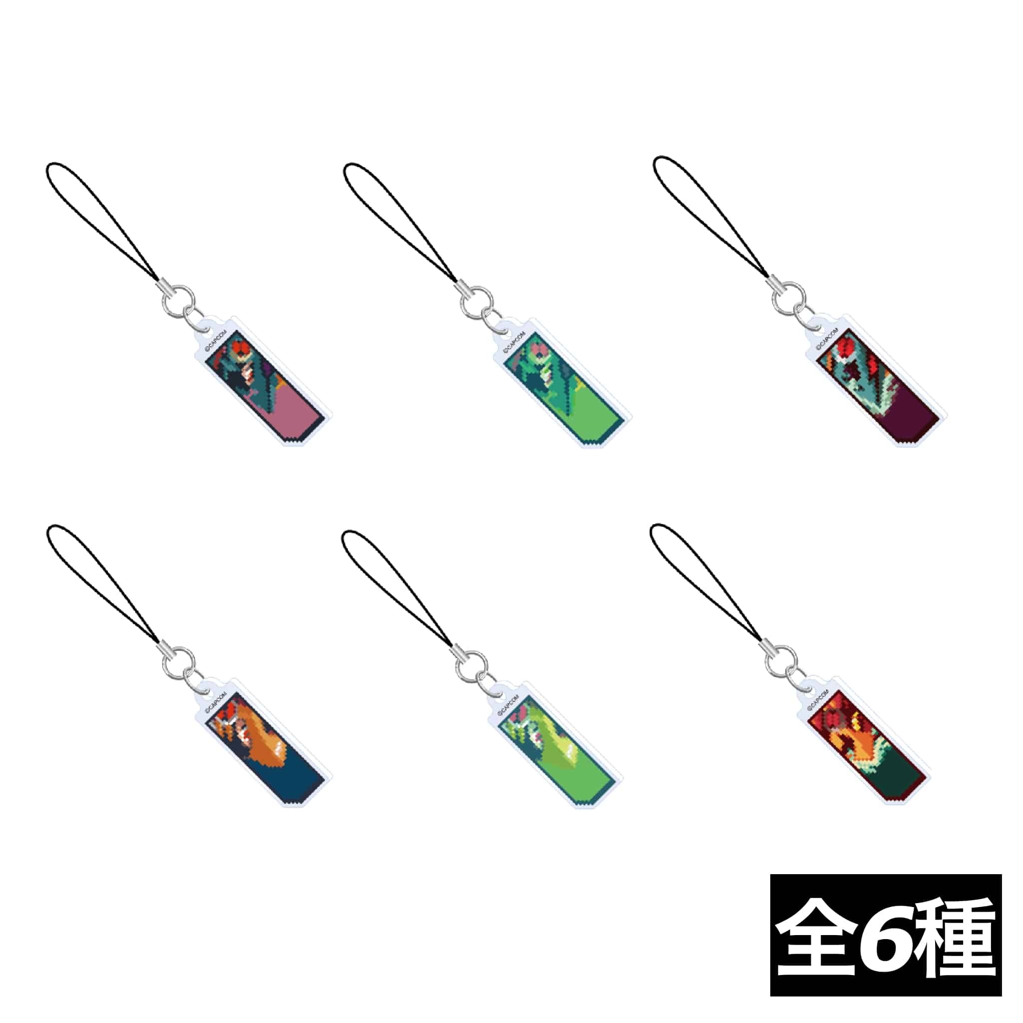 CAPCOM STORE ロックマンエグゼ6 ココロウインドウ ストラップ  -ビーストアウト- (トレーディング) 2000016667141