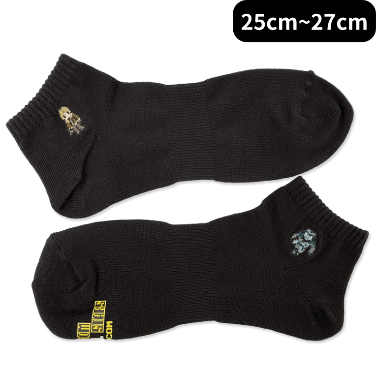 カプコンピクセルオールスターズ -ソックスコレクション- レオン&タイラント(25cm～27cm ) black -ｿｯｸｽｺﾚｸｼｮﾝ- ﾚｵﾝ&ﾀｲﾗﾝﾄ(25cm~27cm ) black2000016500882