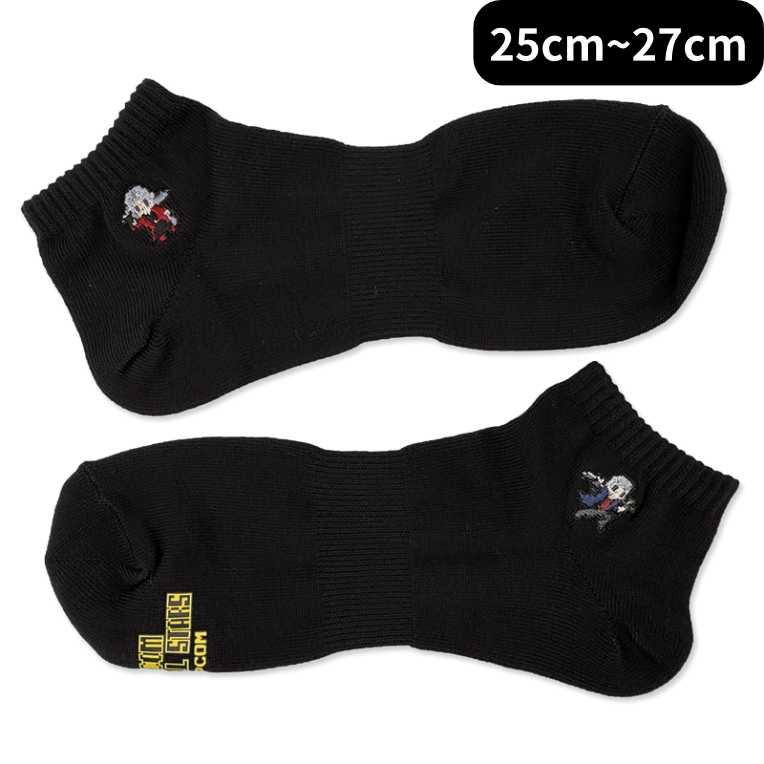 カプコンピクセルオールスターズ -ソックスコレクション- ダンテ&ネロ(25cm～27cm ) black -ｿｯｸｽｺﾚｸｼｮﾝ- ﾀﾞﾝﾃ&ﾈﾛ(25cm~27cm ) black2000016500929