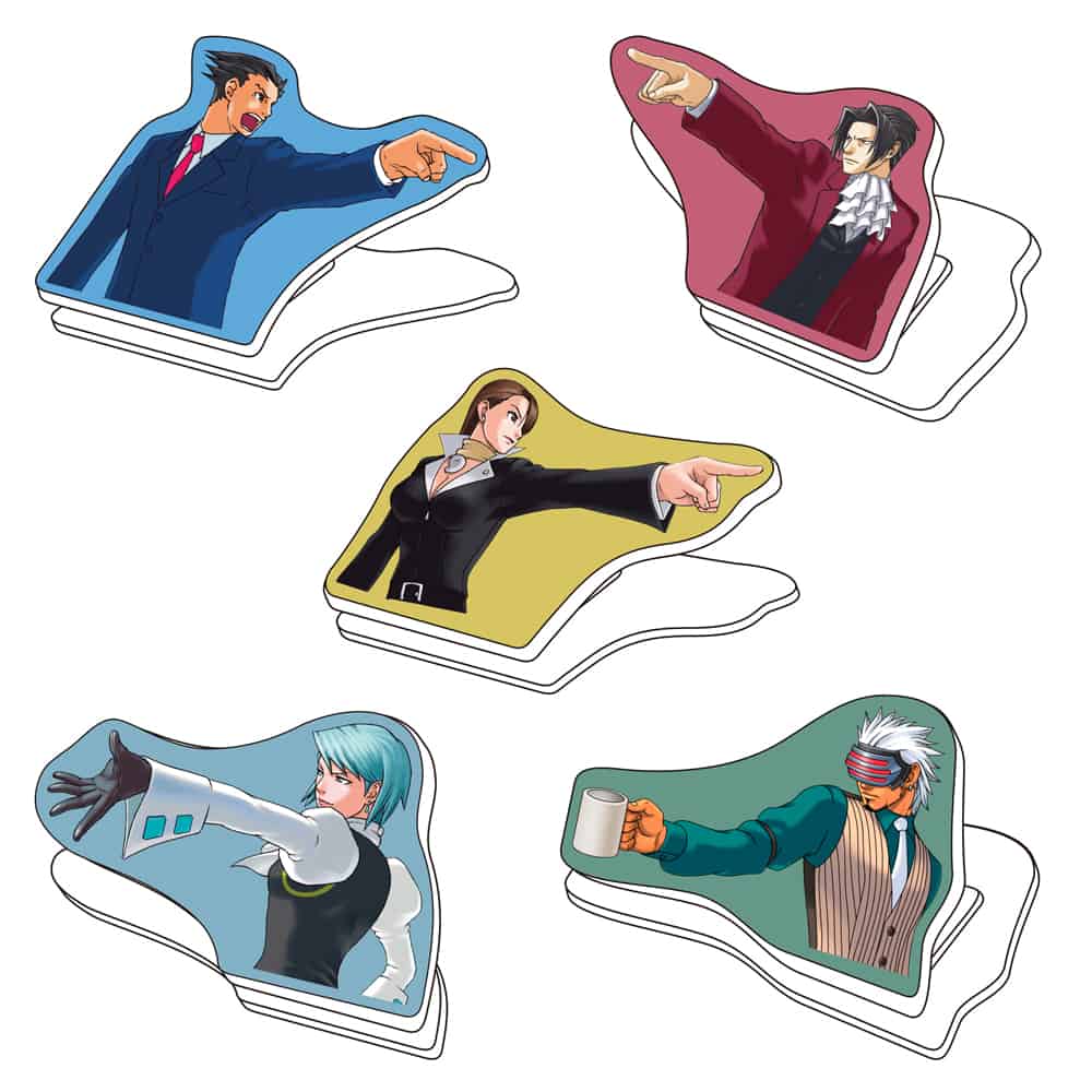 CAPCOM STORE 逆転裁判 つきつけろ！ アクリルクリップ vol.1(トレーディング) 逆転裁判 つきつけろ！ アクリルクリップ vol.1　2000016659542