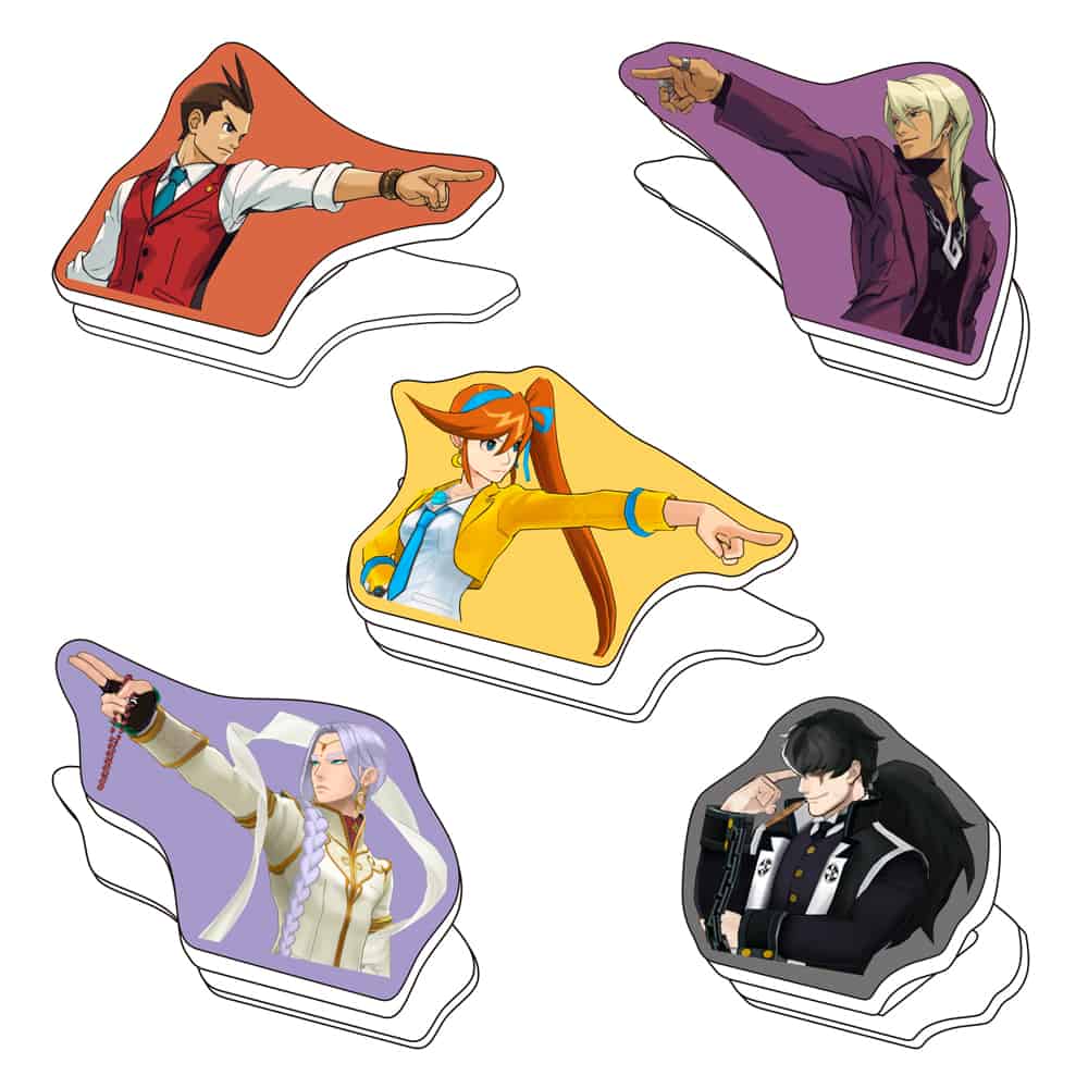 CAPCOM STORE 逆転裁判 つきつけろ！ アクリルクリップ vol.2(トレーディング) 逆転裁判 つきつけろ！ アクリルクリップ vol.2　2000016659559