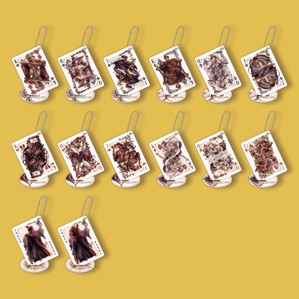 CAPCOM CREATERS LABEL FIGHTING COLLECTION×Playing Cards Design トレーディングアクリルスタンドキーホルダー トレーディングアクリルスタンドキーホルダー 2000016060317