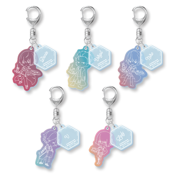 カプコンカフェ×デビルメイクライ トレーディンググラデーションアクリルキーホルダー(全5種) 2000016351354