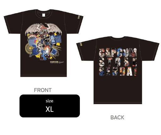 CAPCOM STORE SENDAI メインビジュアル フルカラーTシャツ XL XL　2000016568608