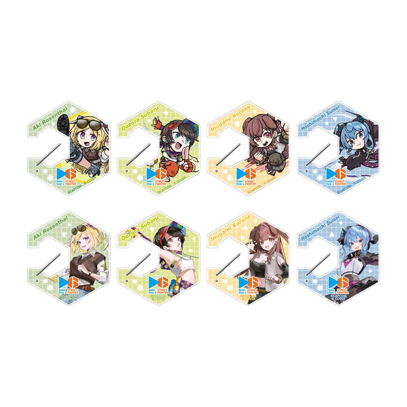 カプコンカフェ ストリートファイター6×ホロライブ第2弾 トレーディングアクリルカラビナ ｶﾌﾟｺﾝｶﾌｪ×ﾎﾛﾗｲﾌﾞ第2弾 ﾄﾚｰﾃﾞｨﾝｸﾞｱｸﾘﾙｶﾗﾋﾞﾅ2000016708875