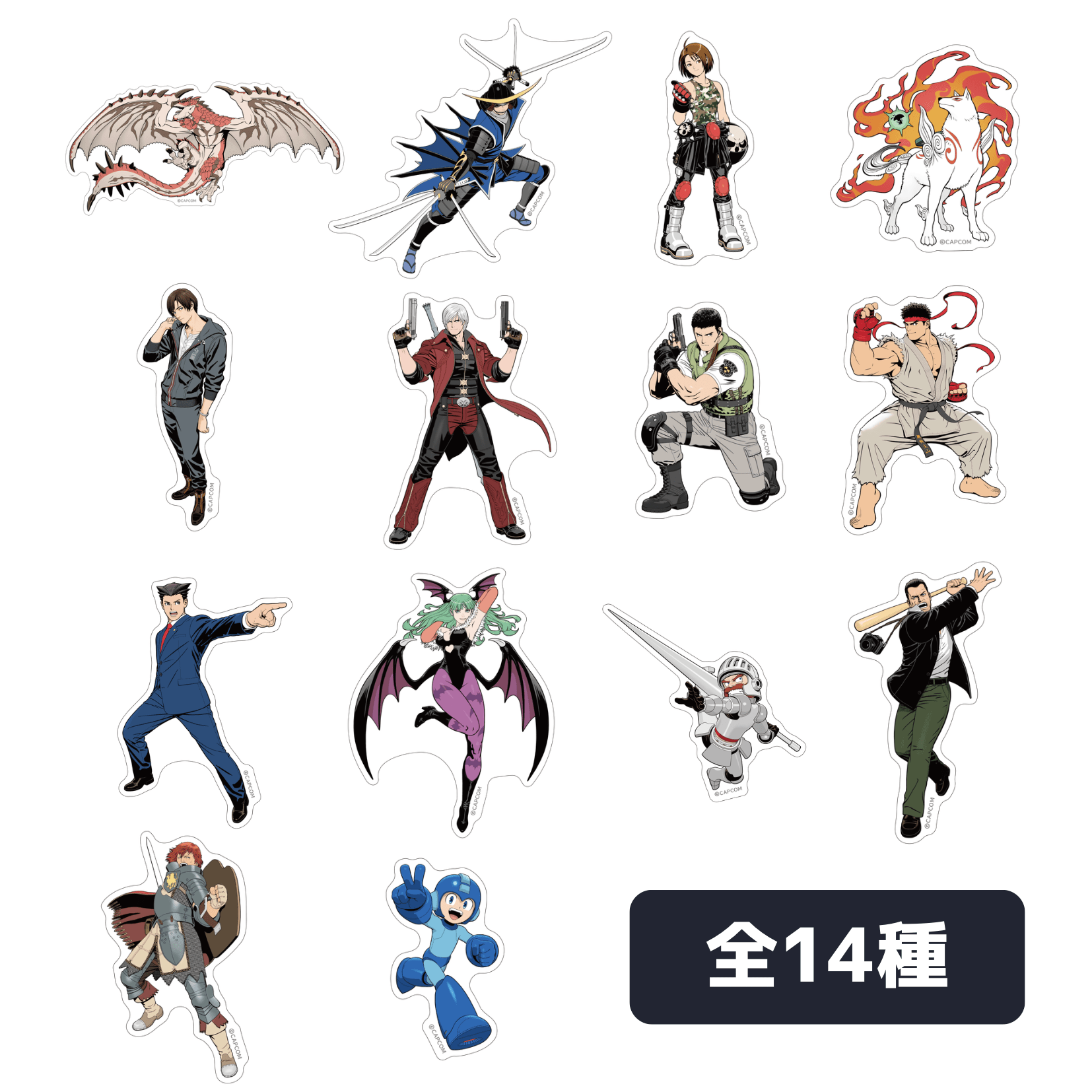 CAPCOM STORE メインビジュアル ダイカットステッカー