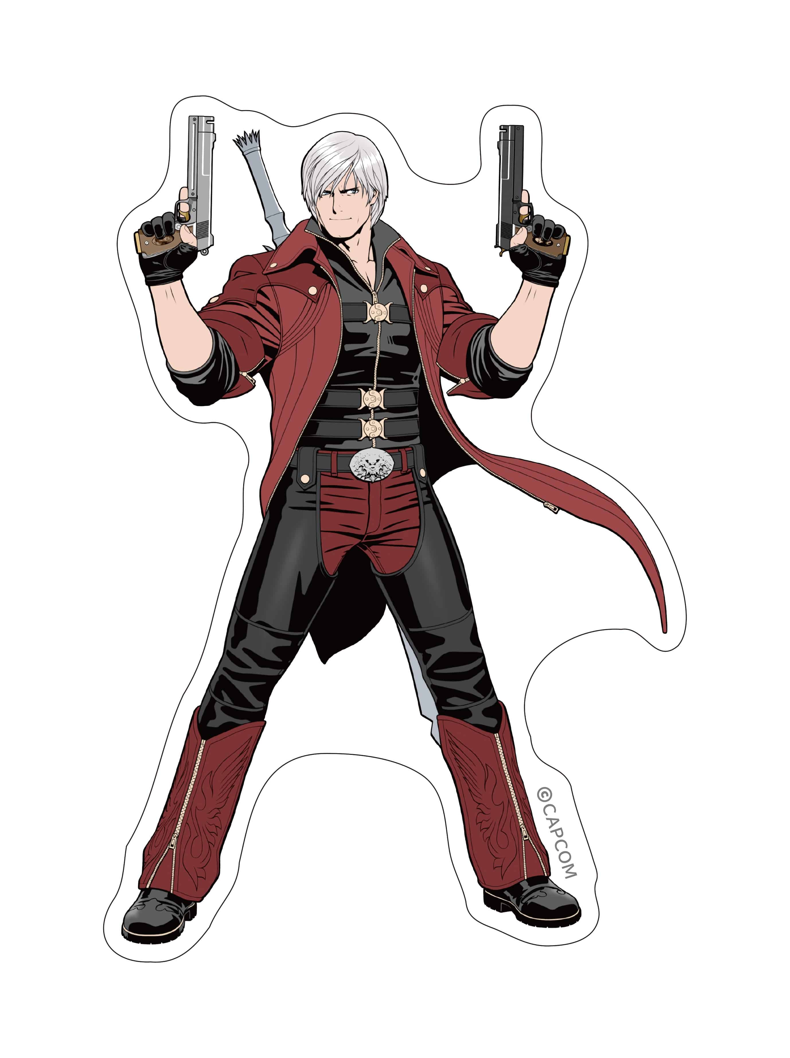 CAPCOM STORE メインビジュアル ダイカットステッカー(ダンテ) メインビジュアル ダイカットステッカー(ダンテ)2000016763034