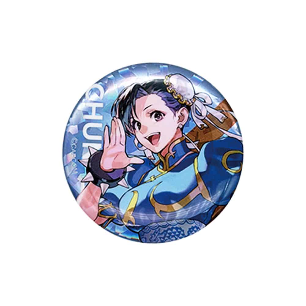 CAPCOM STORE ALL CAPCOM Artworks by 実田千聖 ホログラム缶バッジ (春麗) 春麗　2000016795134