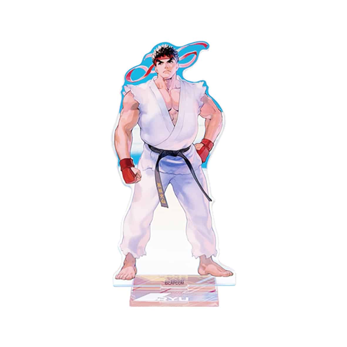 CAPCOM STORE ALL CAPCOM Artworks by 実田千聖 ホログラムアクリルスタンド (リュウ) リュウ　2000016795219