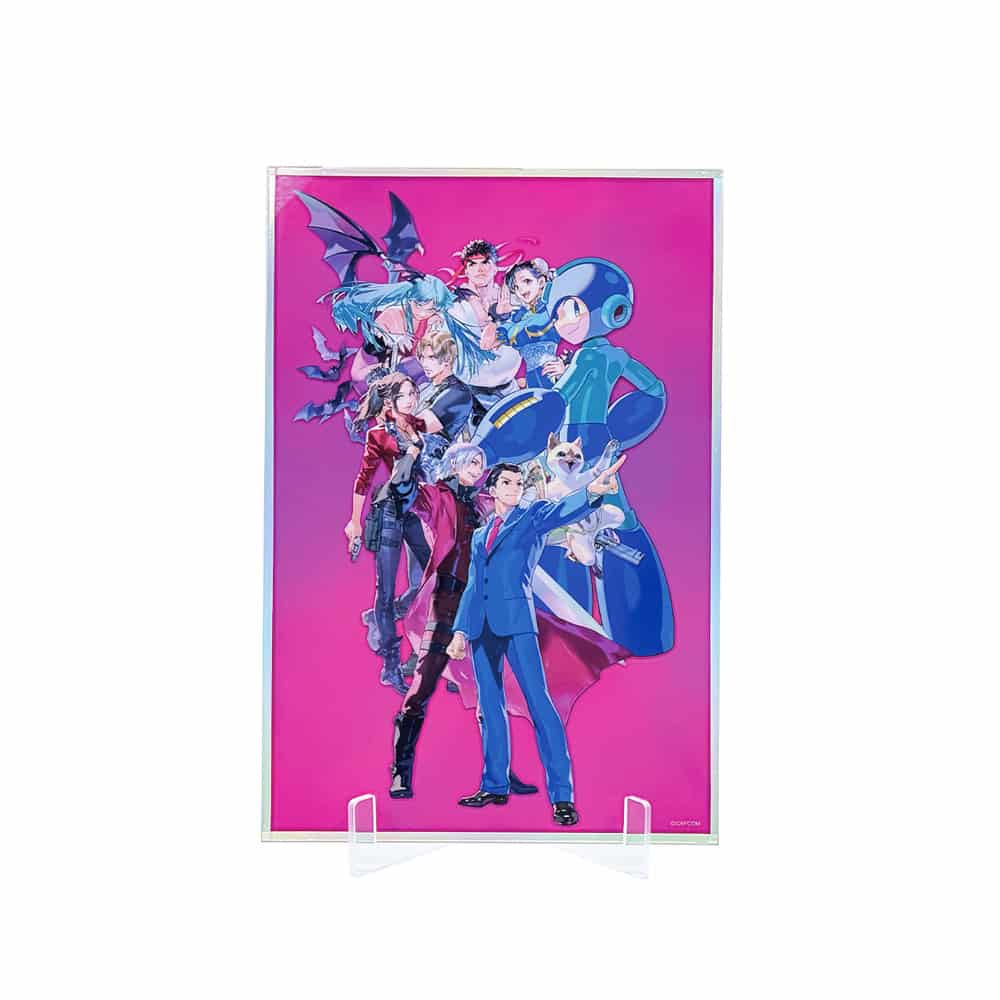 CAPCOM STORE ALL CAPCOM Artworks by 実田千聖 アクリル色紙 2000016795394