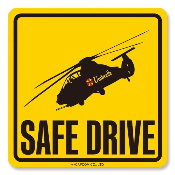 バイオハザード カーサイン風ステッカー(安全運転) 2000015918374
