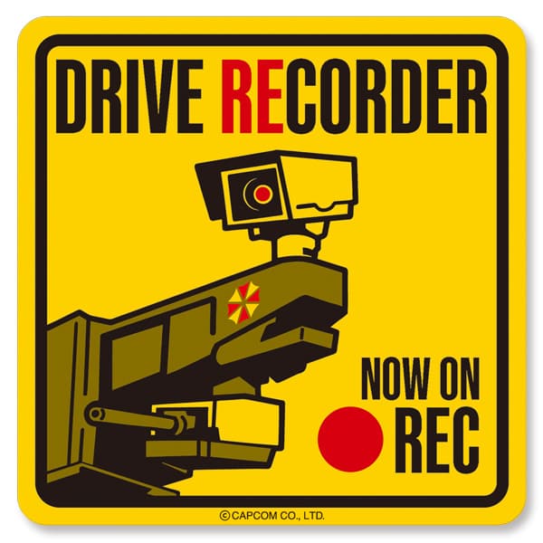バイオハザード カーサイン風ステッカー(録画中) 2000015918381