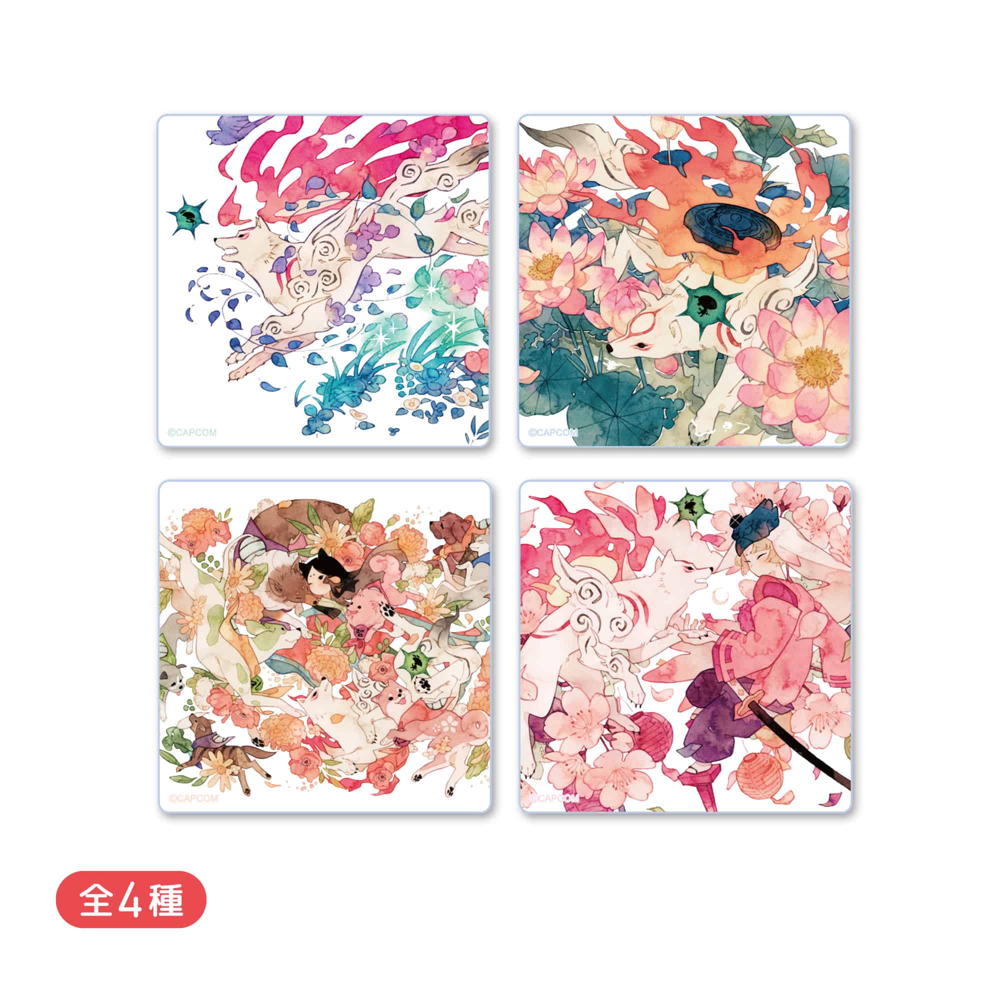 大神20th×おはるちゃん ～花咲く筆しらべ～ アクリルマグネット