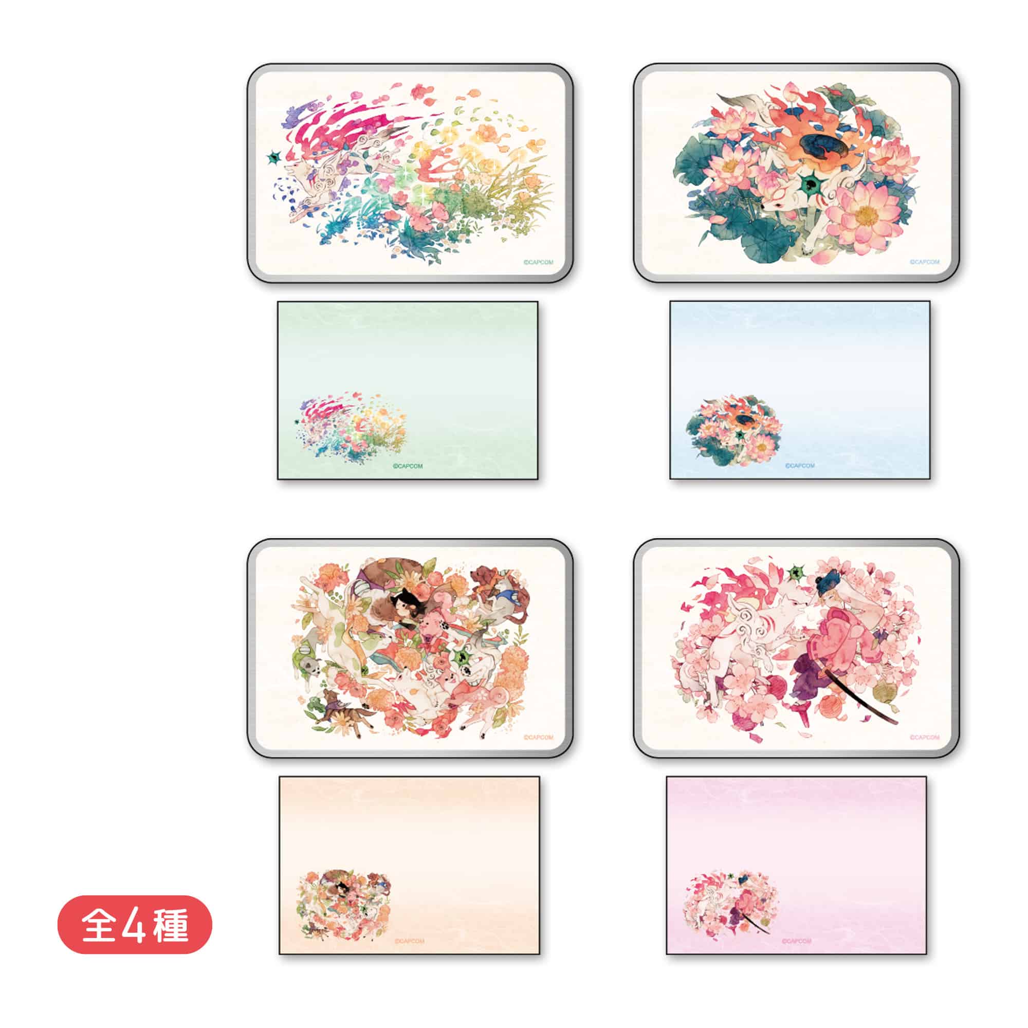 大神20th×おはるちゃん ～花咲く筆しらべ～ 缶入りメモ