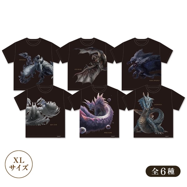 モンスターハンターワイルズ モンスター ビックプリントTシャツ (全６種)