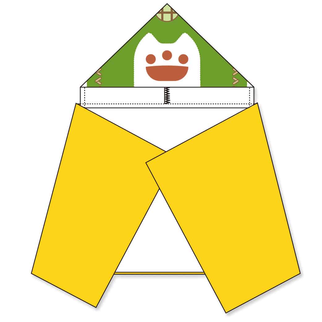 ワイルズ フード付きタオル(ホープネコ)　2000016573978