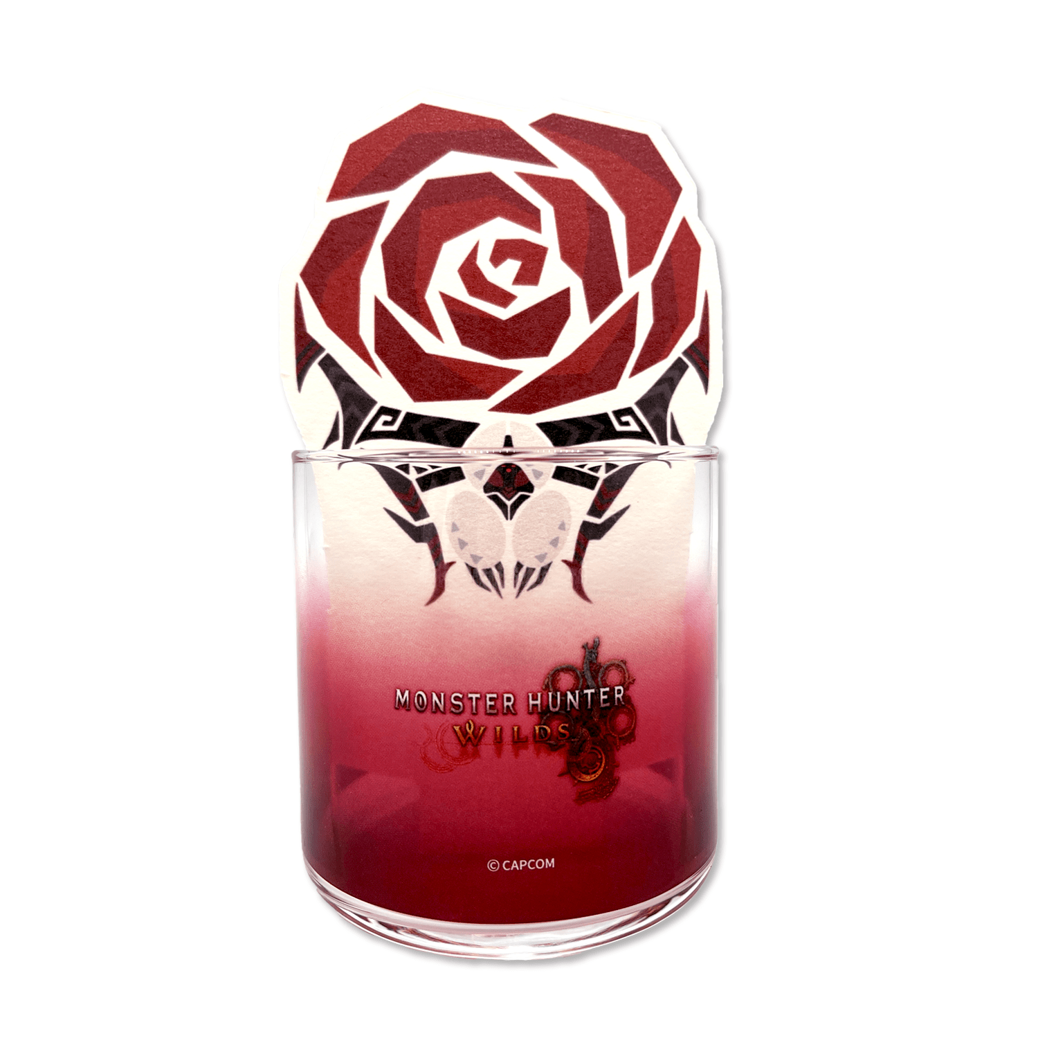 モンスターハンターワイルズ ラバラ・バリナのグラス付きペーパー加湿器