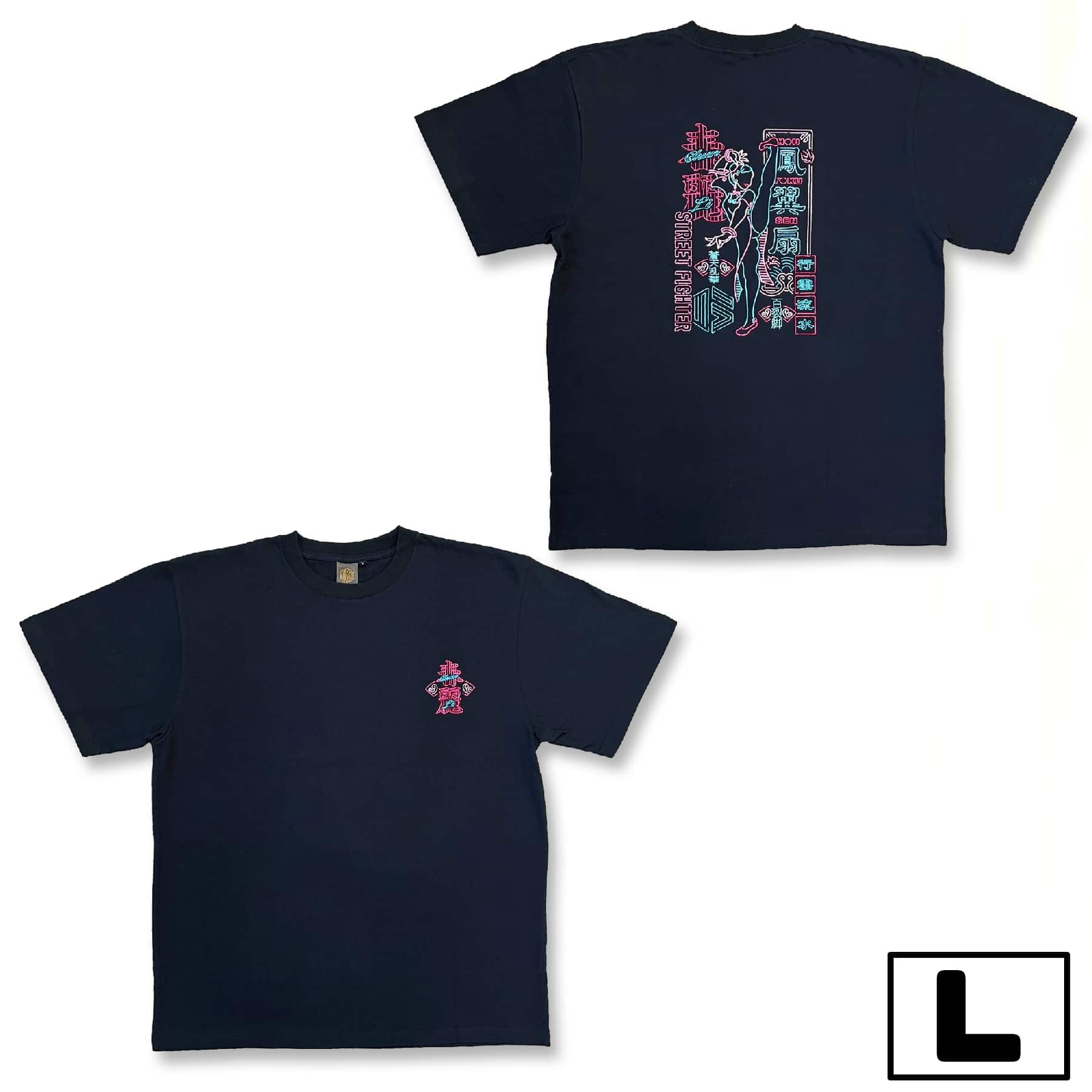 STREET FIGHTER 6 Neon Design 刺繍Tシャツ(春麗) L2000016620078