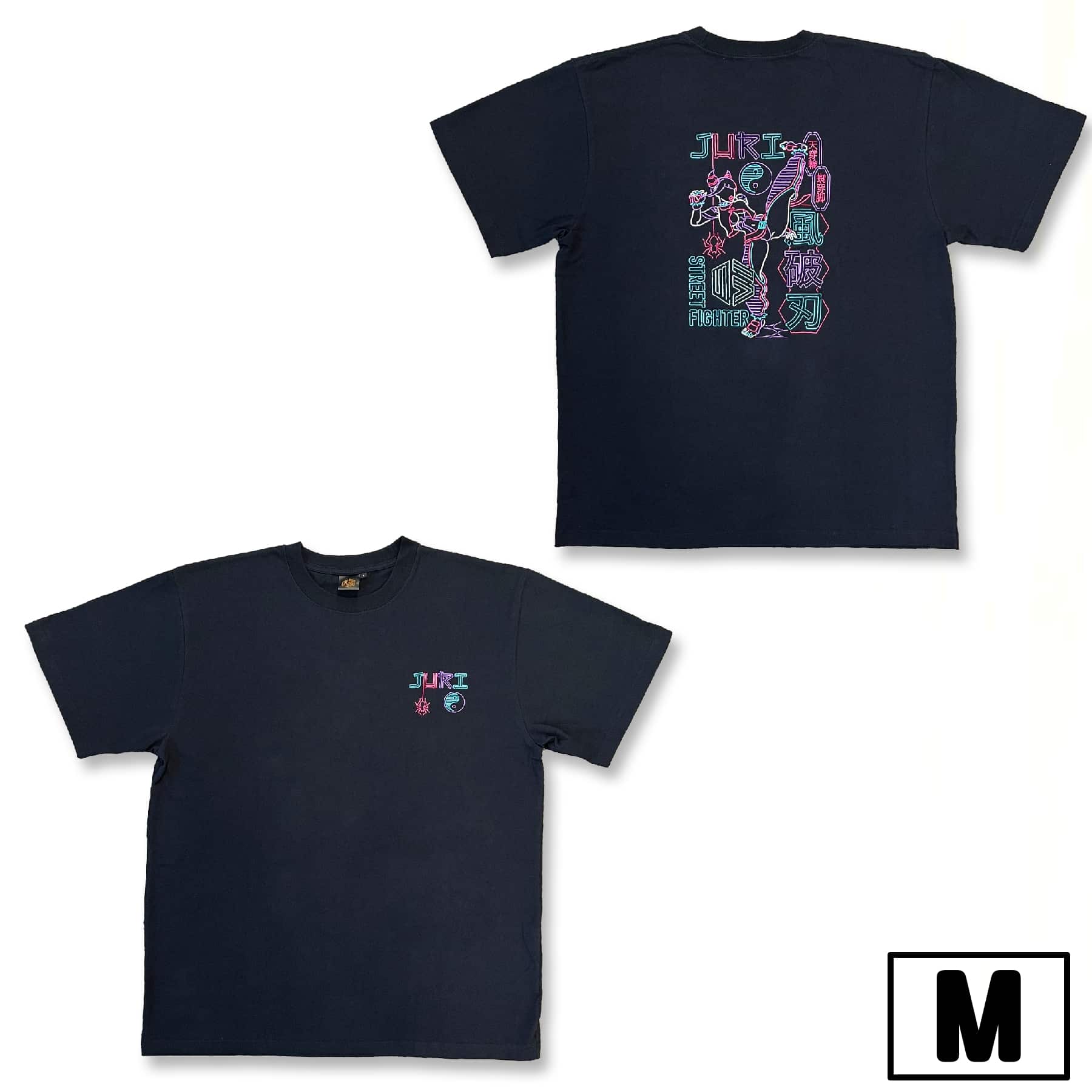 STREET FIGHTER 6 Neon Design 刺繍Tシャツ(ジュリ) M2000016620092