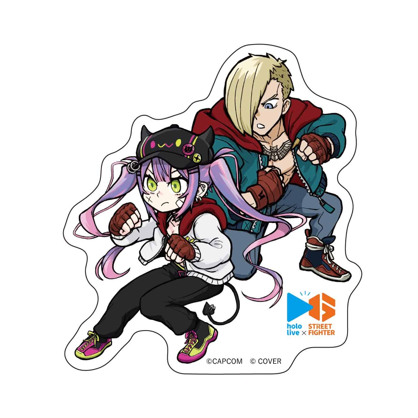 ｶﾌﾟｺﾝｶﾌｪ ｽﾄﾘｰﾄﾌｧｲﾀ6×ﾎﾛﾗｲﾌﾞ第1弾 BIGｽﾃｯｶｰ(常闇トワ×エド) 2000016662979