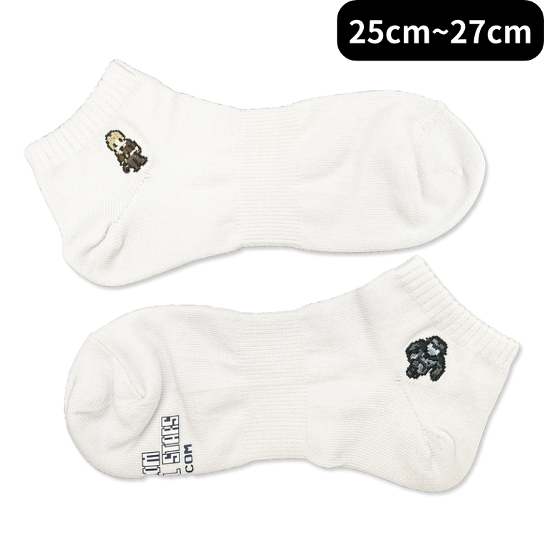 -ｿｯｸｽｺﾚｸｼｮﾝ- ﾚｵﾝ&ﾀｲﾗﾝﾄ(25cm~27cm ) white2000016500660