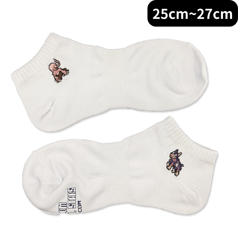 -ｿｯｸｽｺﾚｸｼｮﾝ- ﾘｯｶｰ&ｿﾞﾝﾋﾞ犬(25cm~27cm ) white2000016500684