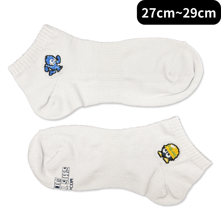 -ｿｯｸｽｺﾚｸｼｮﾝ- ﾛｯｸﾏﾝ&ﾒｯﾄｰﾙ(27cm~29cm ) white2000016500752