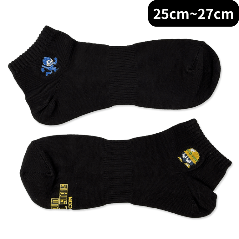 -ｿｯｸｽｺﾚｸｼｮﾝ- ﾛｯｸﾏﾝ&ﾒｯﾄｰﾙ(25cm~27cm ) black2000016500967