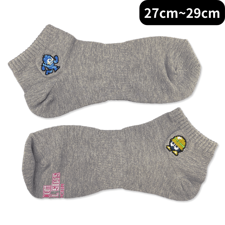 -ｿｯｸｽｺﾚｸｼｮﾝ- ﾛｯｸﾏﾝ&ﾒｯﾄｰﾙ(27cm~29cm ) grey2000016501193