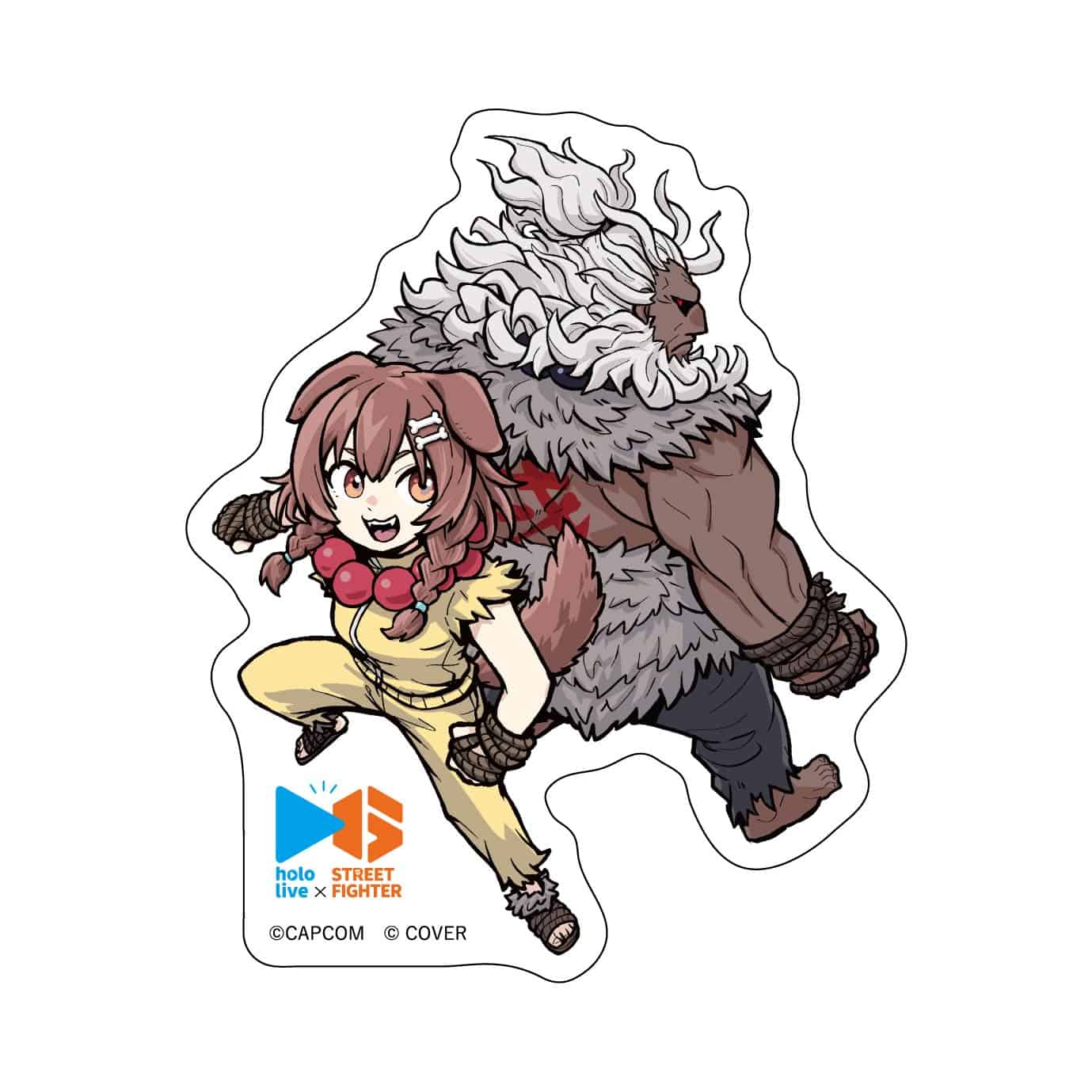 ｶﾌﾟｺﾝｶﾌｪ×ﾎﾛﾗｲﾌﾞ第2弾 BIGｽﾃｯｶｰ(戌神ころね×豪鬼)2000016708899