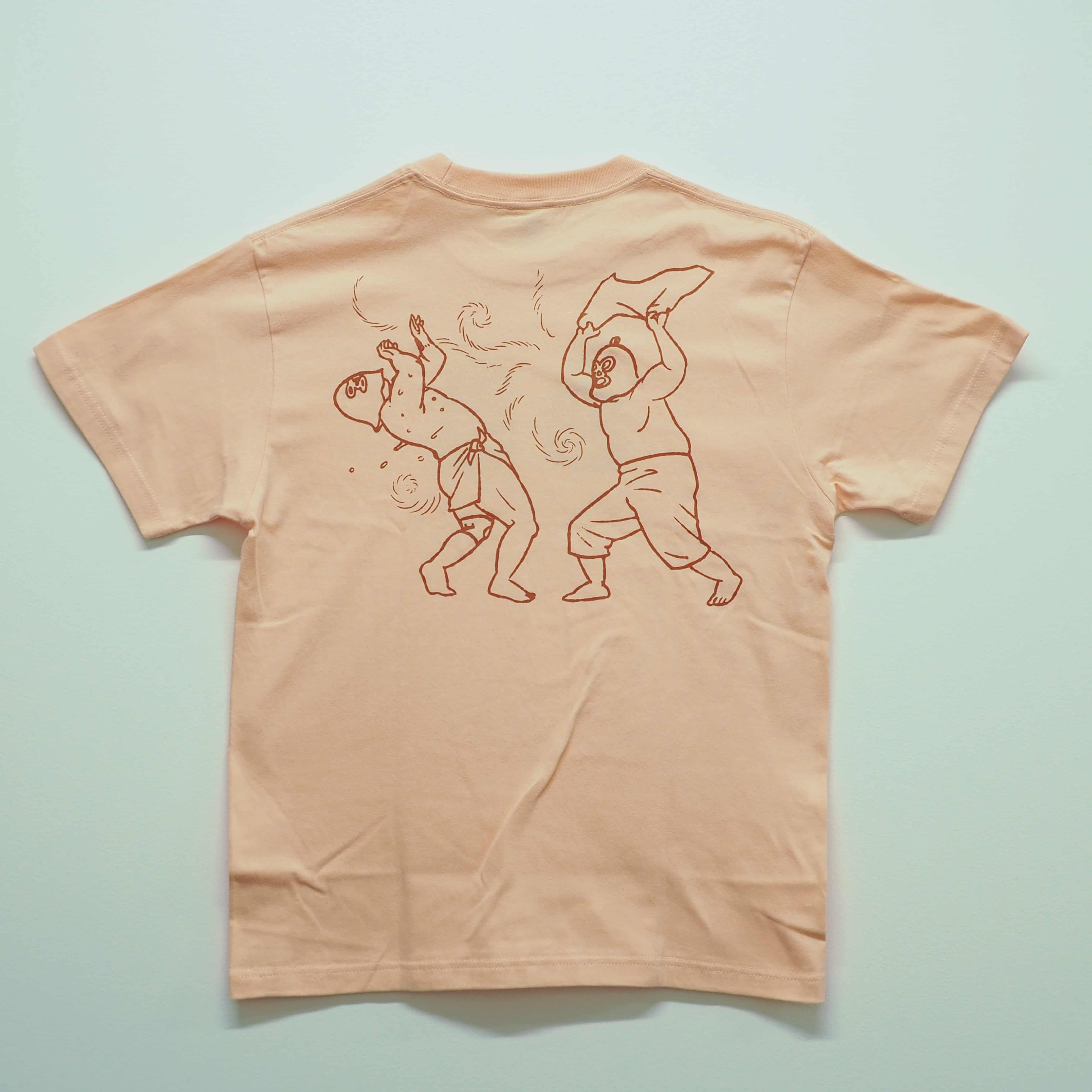 サウナマンBros. Tシャツ アプリコット L