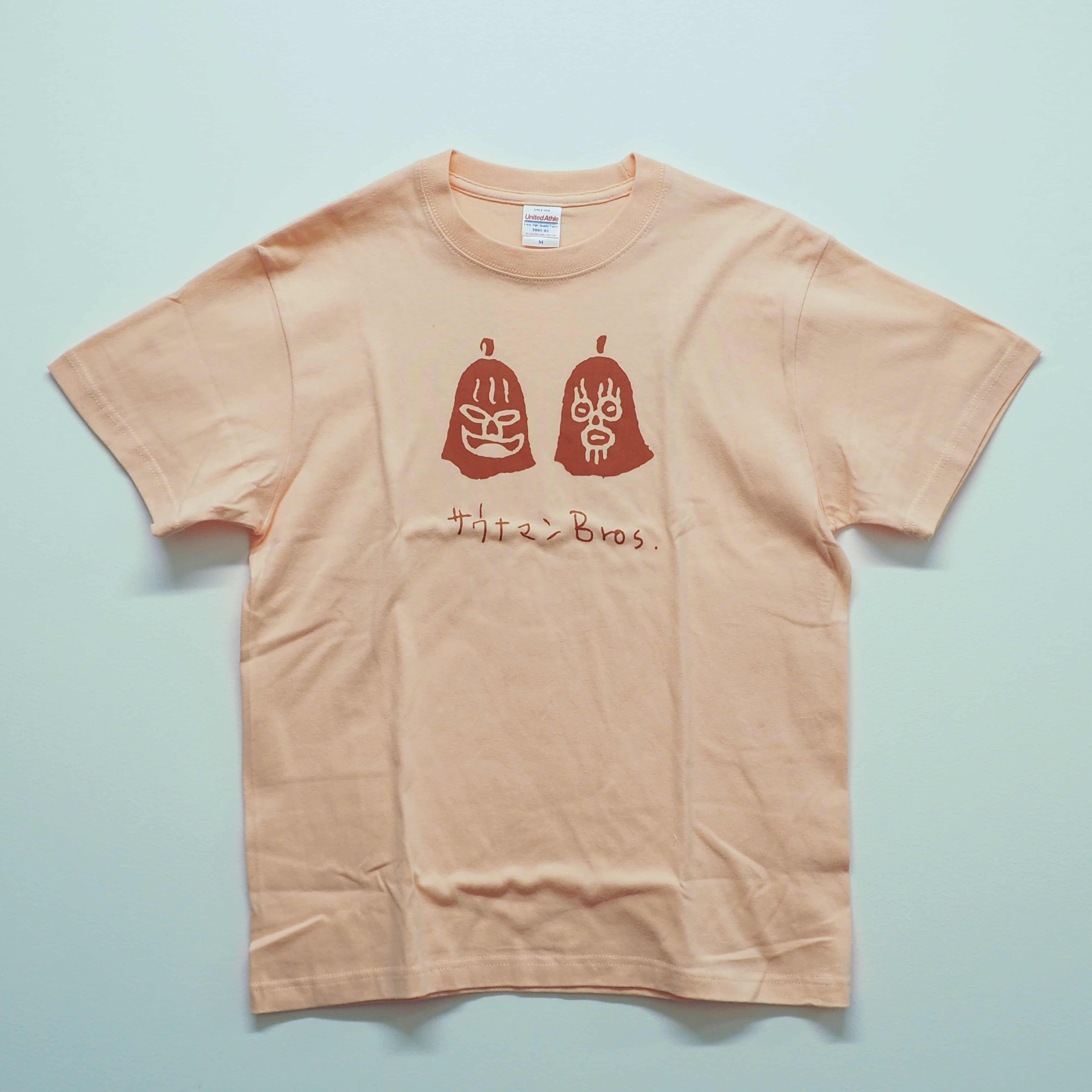 サウナマンBros. Tシャツ アプリコット M