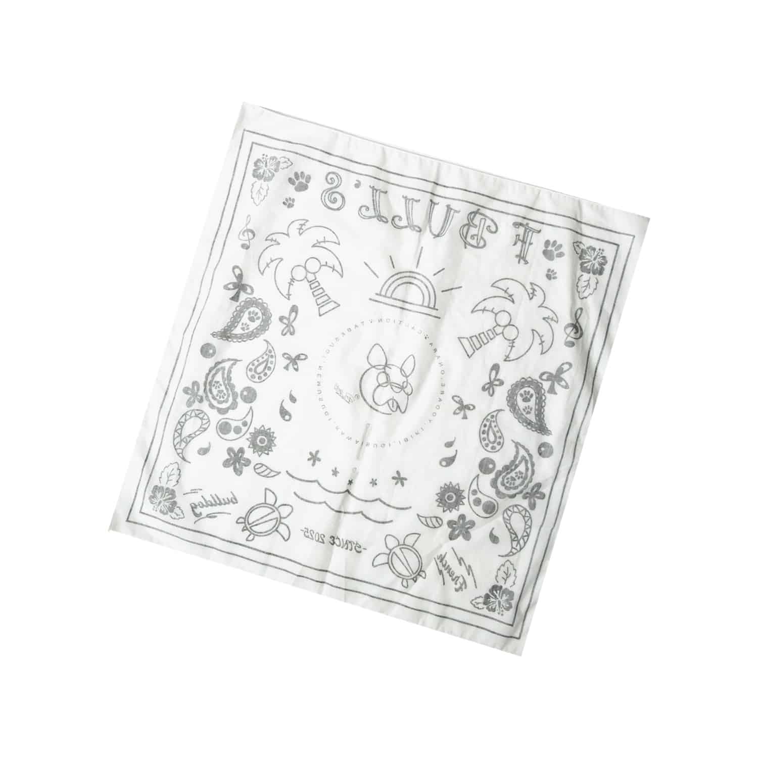【F BULL’S】バンダナ - WHITE［10月上旬から順次発送］ WHITE