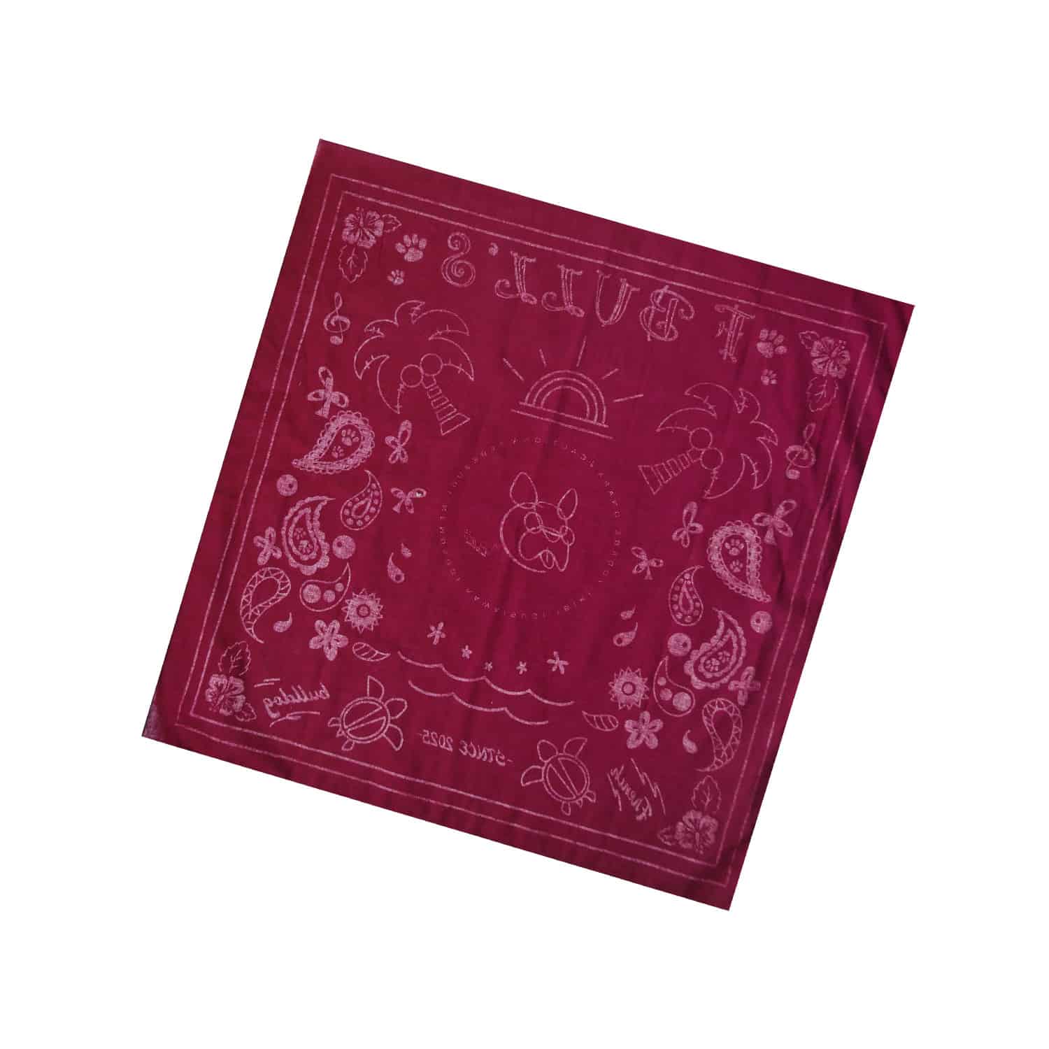 【F BULL’S】バンダナ - WINERED［10月上旬から順次発送］ WINERED