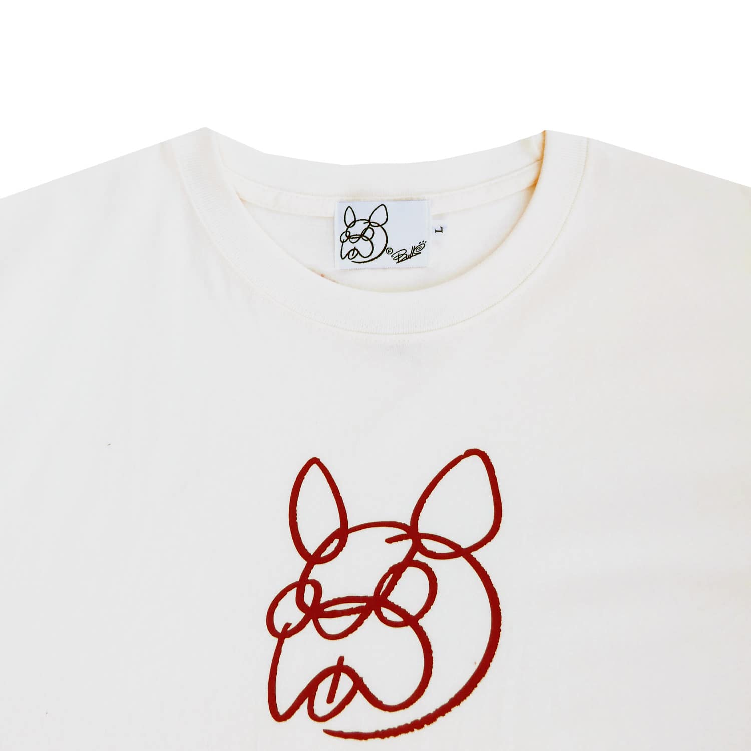 【F BULL’S】 ロゴTシャツ - IVORY［10月上旬から順次発送］ IVORY M