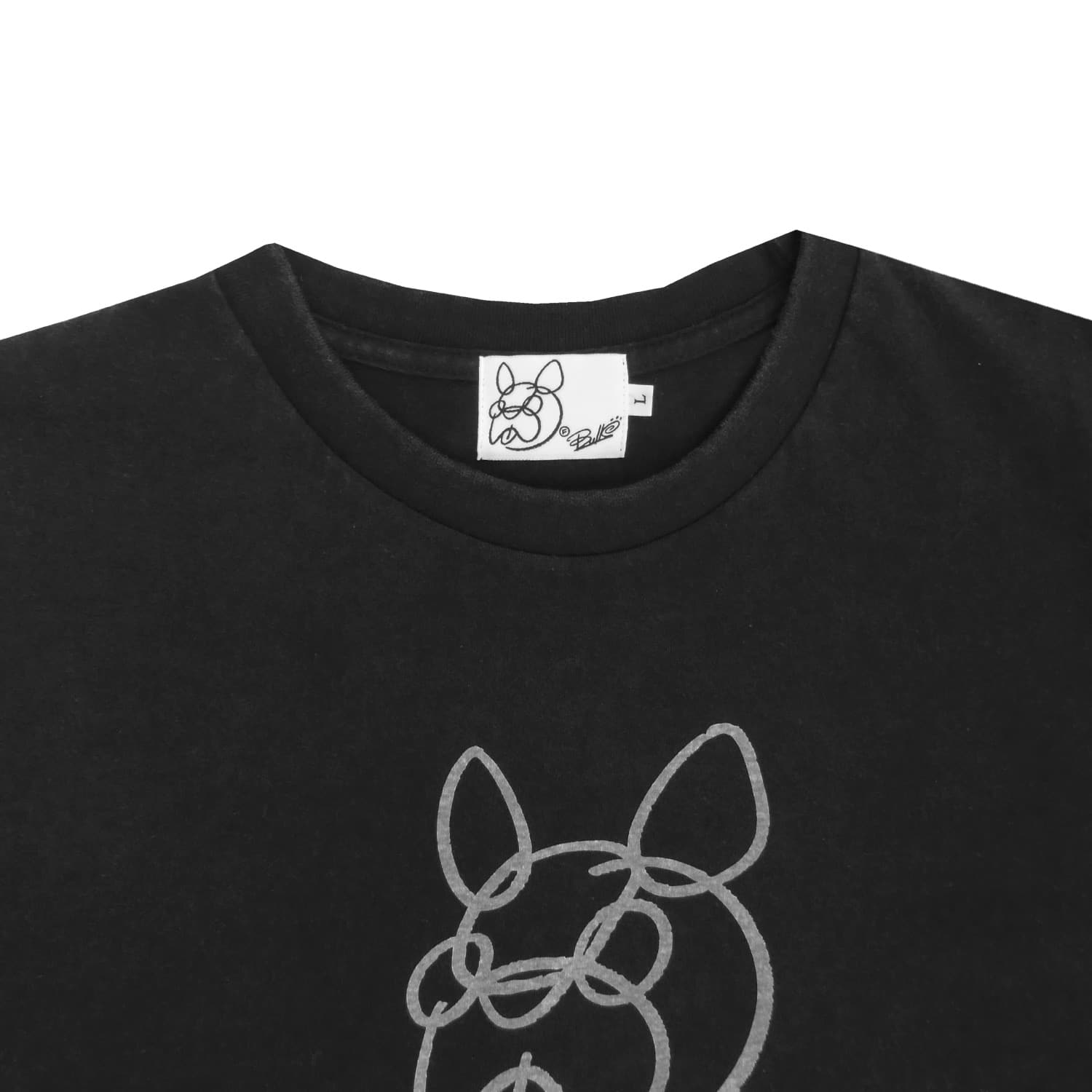 【F BULL’S】 ロゴTシャツ - VINTAGE BLACK［10月上旬から順次発送］ VINTAGE BLACK M