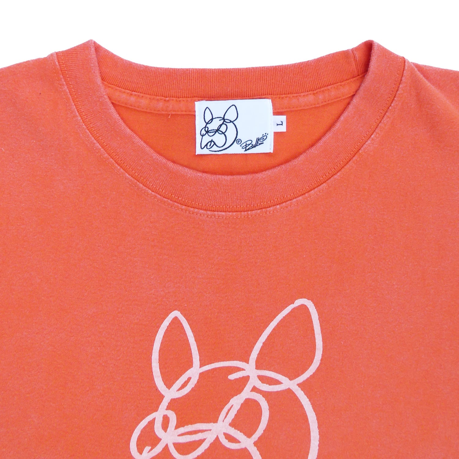 【F BULL’S】 ロゴTシャツ - VINTAGE ORANGE［10月上旬から順次発送］ VINTAGE ORANGE M