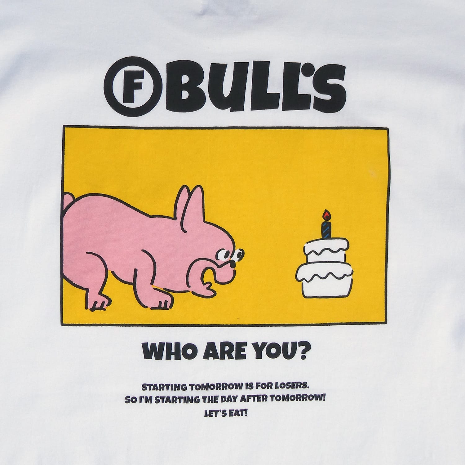 【F BULL’S】PARCOオンライン限定Tシャツ - COLOR［10月上旬から順次発送］ COLOR M