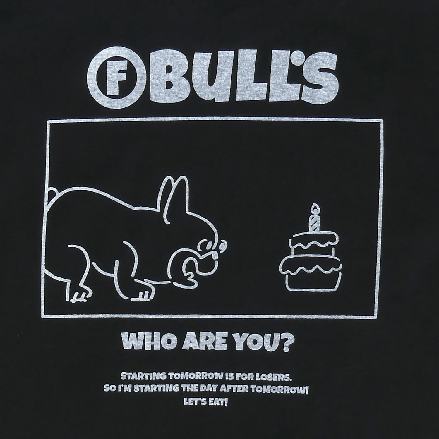 【F BULL’S】PARCOオンライン限定Tシャツ - MONOTONE［10月上旬から順次発送］ MONOTONE M