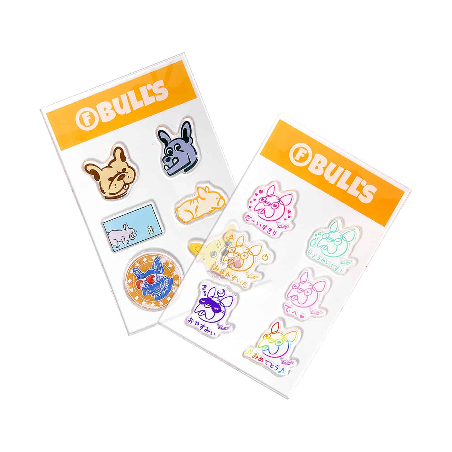 【F BULL’S】 アクリルステッカー - LINEスタンプ編［10月上旬から順次発送］